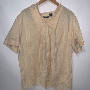 Autograph Cream Short Sleeve Top